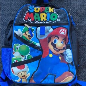 Super Mario Backpack w/lunchbox